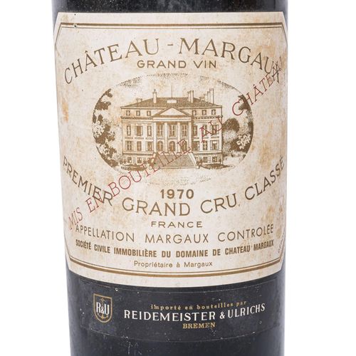 Null CHÂTEAU MARGAUX 1大瓶GRAND VIN 1970 1ère Grand Cru Classé, 地区: Margaux, 法国, 葡&hellip;