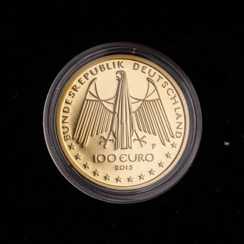 Null FRG/GOLD - 100 Euro GOLD fine, UNESCO: Upper Middle Rhine Valley 2015-F stg&hellip;
