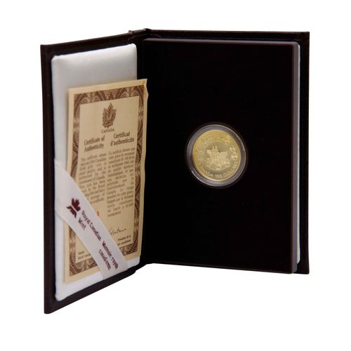 Null 加拿大/黄金 - 100美元纪念币 "汽车的演变 "1993年，VZ，7.8克Au罚款，根据§25c UStG免税。