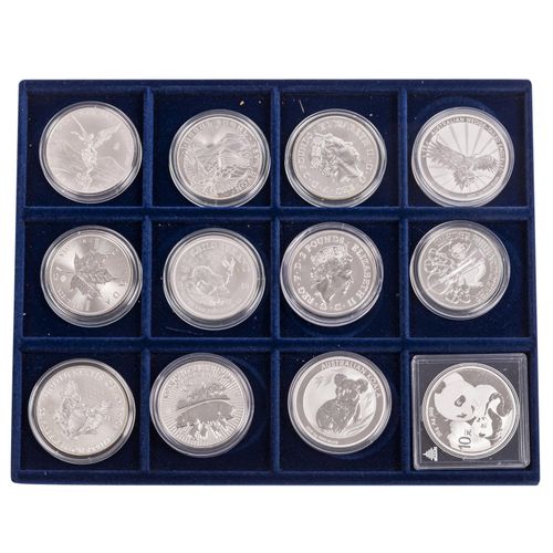 Null SILVER COINS - aluminum case with 70 pieces of 1 oz. Each fine, round dance&hellip;