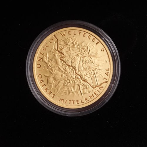 Null BRD/GOLD - 100 Euro GOLD fein, UNESCO: Oberes Mittelrheintal 2015-F stgl., &hellip;