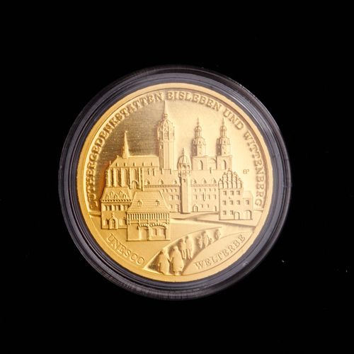 Null BRD/GOLD - 100 Euro GOLD fein, UNESCO: Luthergedenkstätten Eisleben und Wit&hellip;