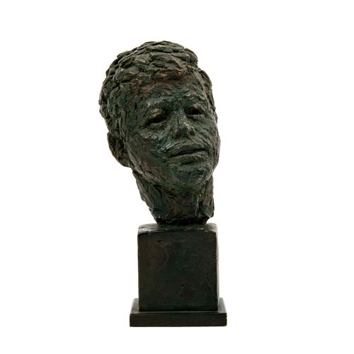 Null BERKS, ROBERT (1922-2011), Buste "John F. Kennedy", Buste-portrait de John &hellip;