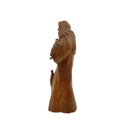 Null Monogramist R (20th century carver), "Saint Francis of Assisi with doves", &hellip;