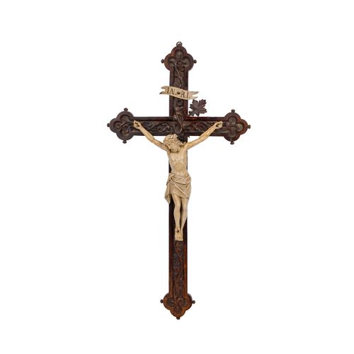 Null BILDSCHNITZER 19th century, crucifix, end of 19th century, Corpus Christi: &hellip;