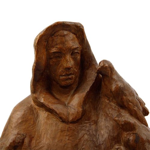 Null Monogrammiste R (sculpteur/trice du 20e siècle), "Saint François d'Assise a&hellip;
