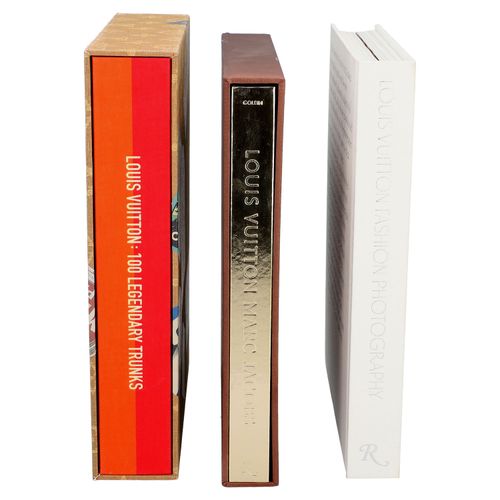 Null 路易威登的书籍，共3本。1x 100个传奇箱包, 1x MARC JACOBS, 1x 路易威登时尚摄影.状况非常好。