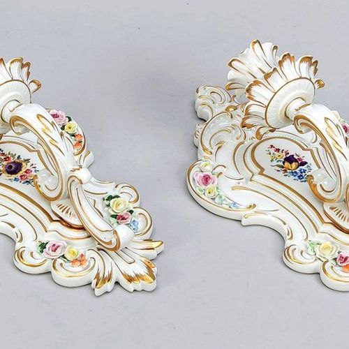 Null Pair of wall appliqués / candl