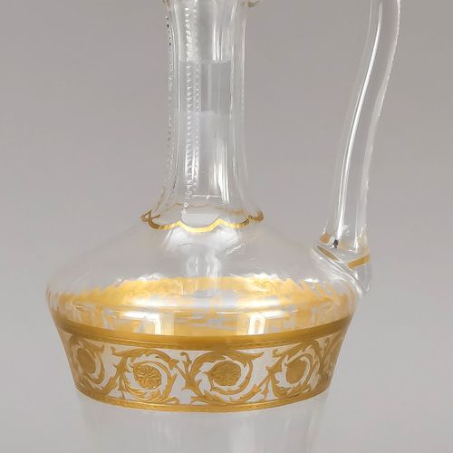 Null Large carafe with stopper, France, 2nd half of the 20th century, Cristaller&hellip;