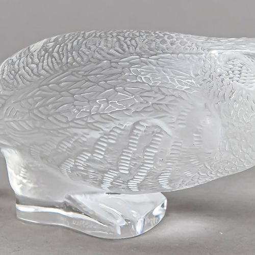 Null Dove, France, 2nd half of the 20th century, Lalique, clear mainly frosted g&hellip;
