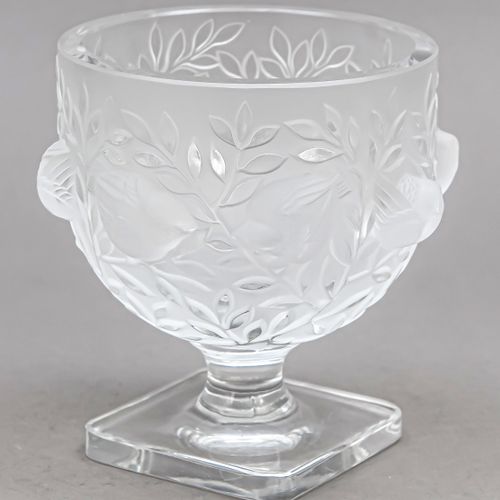 Null Vase, France, 2nd half of the 20th century, Lalique, model Elisabeth, squar&hellip;