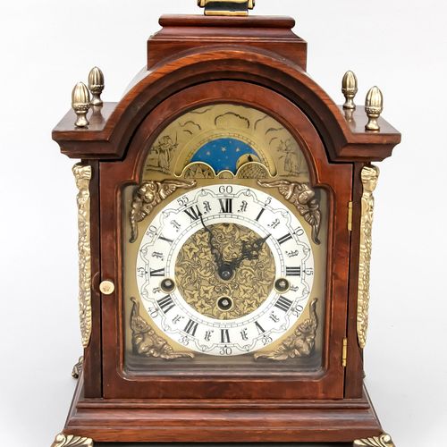 Null Table clock 2nd half of the 20th century, 1/4 hour Westminster chiming move&hellip;