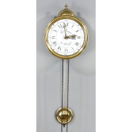 Null small Comtoise, marked Le Temps de Liege, white enamel dial with roman nume&hellip;