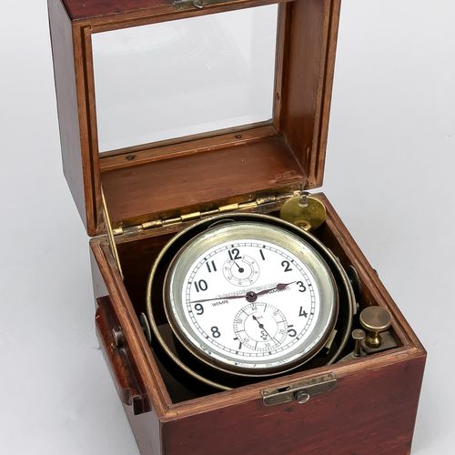 Null Wempe Schiffschronometer, Chronometerwerke Hamburg, No. 5584, in wooden cas&hellip;