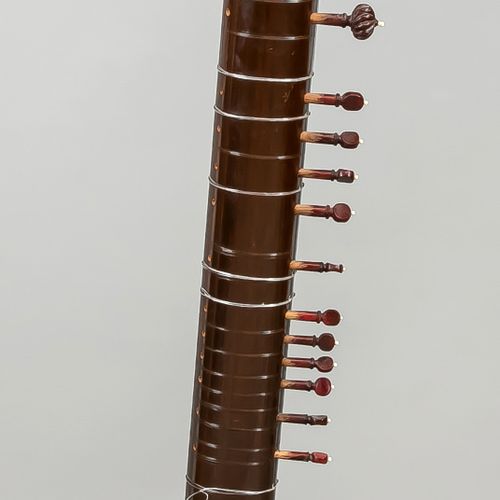 Null Sitar/long-necked lute, India/Persia, mid-20th century, wood & bone, most o&hellip;