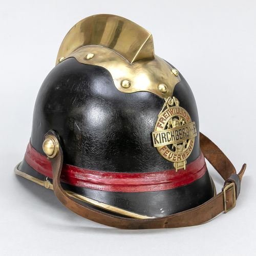 Null Fire department helmet of the voluntary fire department Kirchberg a. D. P.,&hellip;
