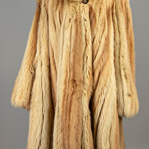 Null Manteau de zibeline pour femme, sans nom ni taille, doublure en soie