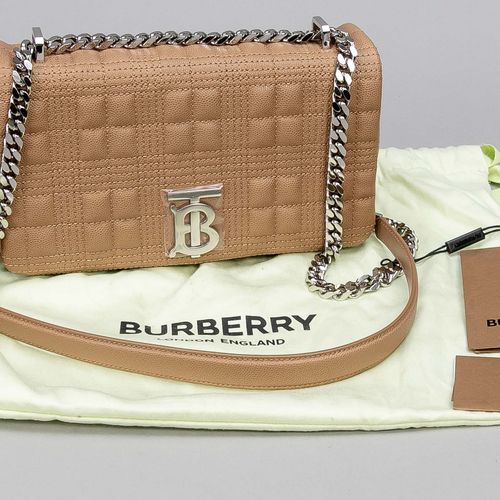 Null Burberry, SM Lola Medium Quilted Lambskin Leather Bag Camel, pelle di agnel&hellip;