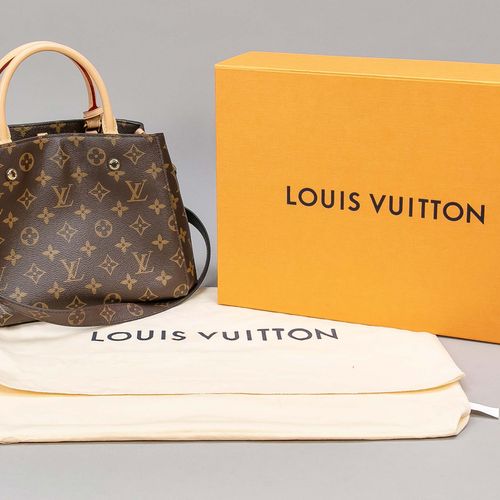 Null Louis Vuitton, Monogram Canvas Montaigne BB Bag, lona de algodón engomada c&hellip;