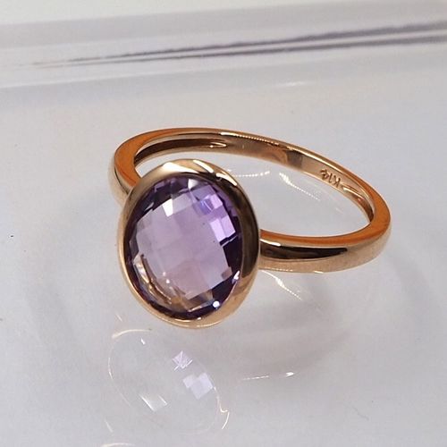 14k yellow gold ring with amethyst Color: purple - 2.40 carats - Origin: Brazil &hellip;