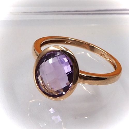 14k yellow gold ring with amethyst Color: purple - 2.40 carats - Origin: Brazil &hellip;