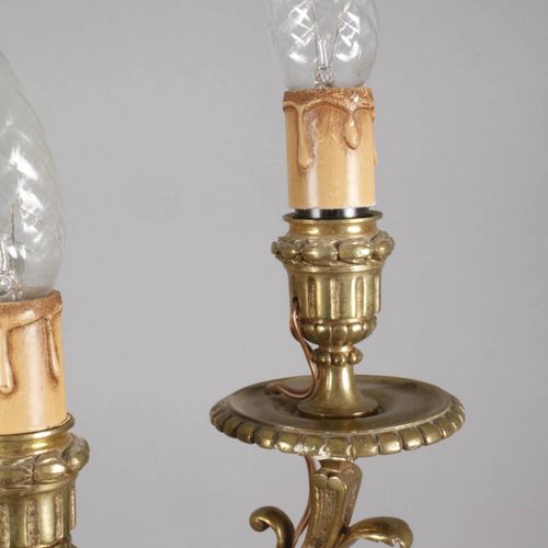 Null 
Pair of sconces
19th century, bronze multi-piece cast and mounted, openwor&hellip;