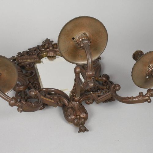 Null 
Pair of sconces
Late 19th century, bronze burnished, magnificent sconces d&hellip;