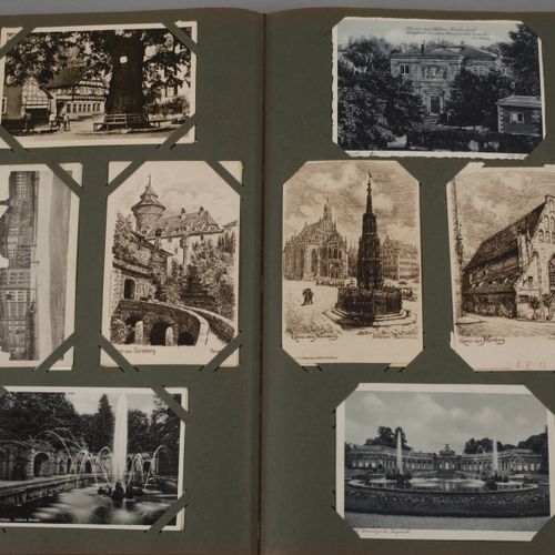 Null 
Album de cartes postales Allemagne
avant 1945, environ 400 cartes postales&hellip;