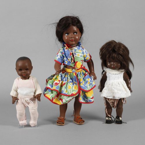 Null 
Schildkröt trois poupées à la peau foncée
poupées dites nègres, milieu du &hellip;