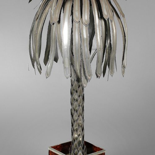 Null 
Floor lamp as a palm tree
1970s, trunk and leaves made of thin sheet iron,&hellip;