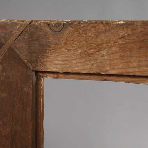 Null 
Vergoldeter Rahmen
Mitte 19. Jh., ca. 8 cm breite ansteigende Holzleiste, &hellip;