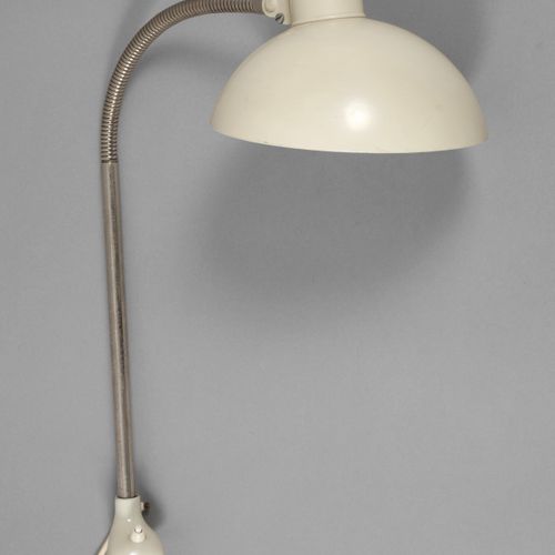 Null 
Clamp lamp Kaiser idell
1930s, marked, cream colored metal mounting with w&hellip;