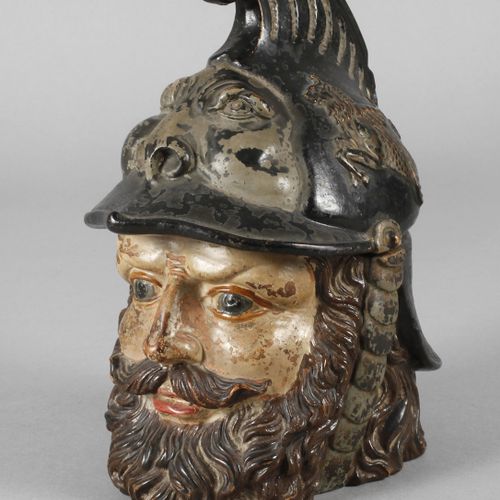 Null 
Johann Maresch Pot à tabac figuratif 
Aussig/Bohême, vers 1880, marque d'e&hellip;