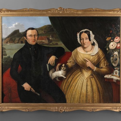 Null 
Johannes G. M. Stolle, Biedermeier couple
Depiction of a wealthy couple si&hellip;