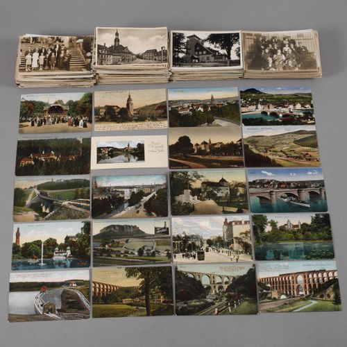 Null 
Lot de cartes postales et de cartes postales
vers 1910 à 1930, environ 500&hellip;