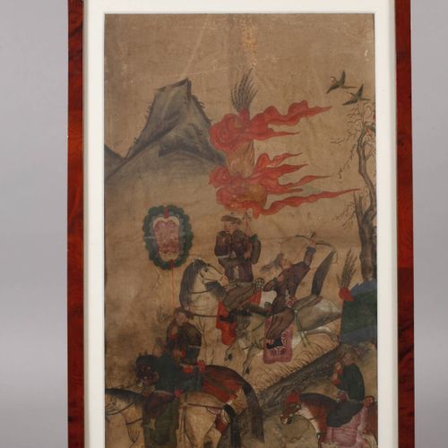 Null 
Guazzo 
Cina, XIX secolo, tecnica mista (guazzo, acquerello, inchiostro) s&hellip;