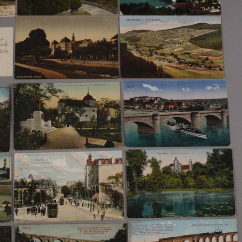 Null 
一批混合的明信片和图片明信片
1910年至1930年左右，大约有500张明信片和图片明信片，其中有许多漂亮的萨克森州彩色石版画，如Bernsbach&hellip;