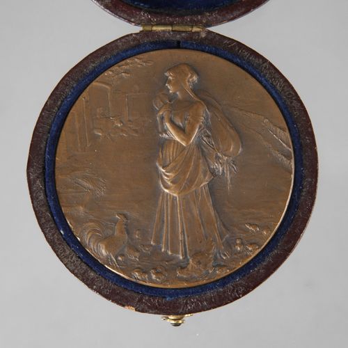 Null 
Medal France
around 1900, bronze, medal for agricultural exhibition, obver&hellip;