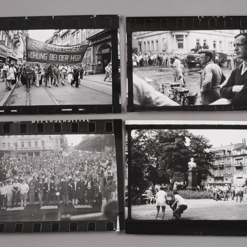 Null 
学生起义的照片集 
1970年左右，约35张关于海德堡学生起义的原始照片，其中有示威游行、警察百人队、车列、演讲、俱乐部和逮捕的场景以及两张有越南女&hellip;