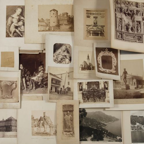 Null 
Mixed lot of photographs 
19th century, mainly Northern Italy, 2nd half 19&hellip;