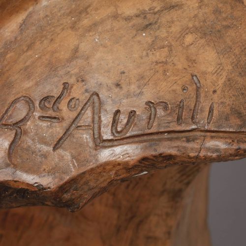 Null 
Richard de Aurili Terracotta Bust "Atala"
c. 1900, terracotta mat painted,&hellip;