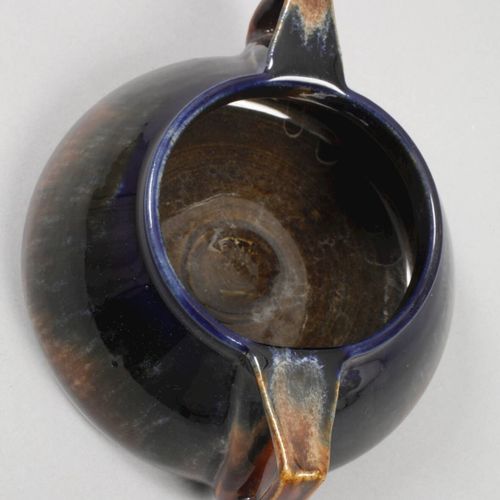 Null 
Bürgel double handled bowl
around 1905, unmarked, light gray stoneware bod&hellip;