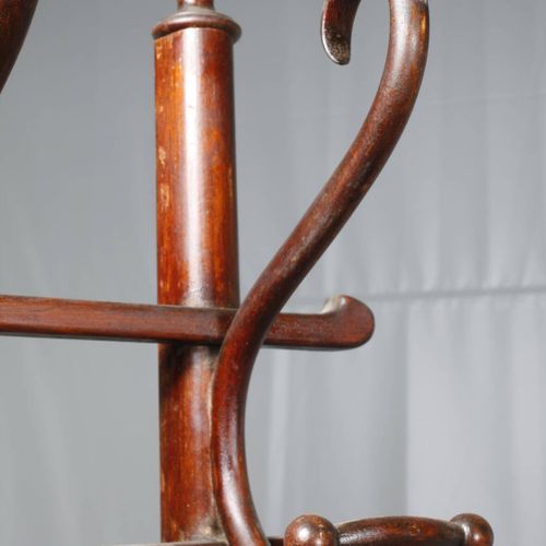 Null 
Wall coat rack bentwood
around 1900, frame made of beech bentwood, stained&hellip;