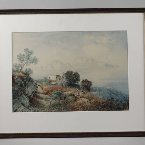 Ascan Lutteroth, On the Mediterranean Sea View from the …