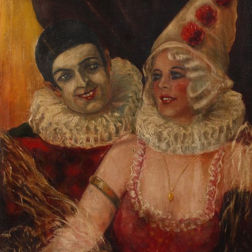 Null 
Pierrot und Colombina
Szene der Commedia dell’arte mit dem ungleichen Paar&hellip;