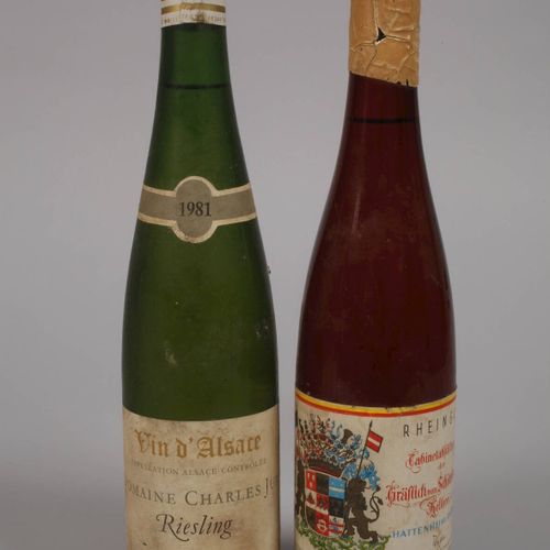 Null 
Lot de vin
France et Allemagne, 20 bouteilles, dont trois bouteilles de vi&hellip;