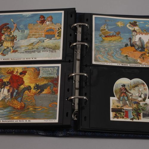 Null 
Deux albums d'images de commerçants
vers 1900, environ 120 images de comme&hellip;