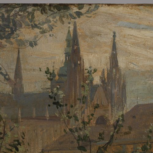 Null 
Jan Šafařík, vue sur la cathédrale Saint-Guy à Prague
Vue à travers des bu&hellip;