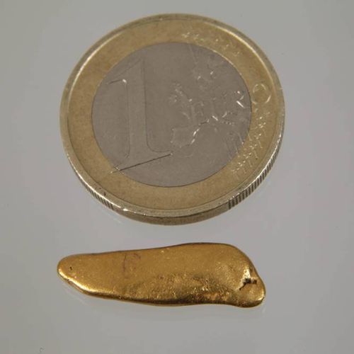 Null Pepita d'oro
Rinvenuta nel Rio Tipuani, Yungas, La Paz/Bolivia, pezzo allun&hellip;
