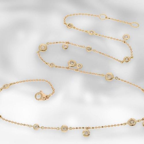 Null Collier : Wempe by Kim, "Collier Puntino", collier en or rose de haute qual&hellip;